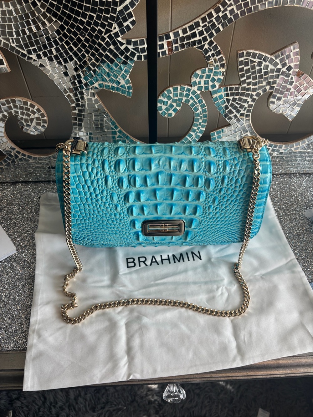 ⭐️Brahmin Rosalie Blue Melbourne Handbag